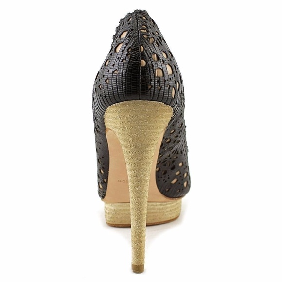 BCBG Max Azria Black Platform Heels NWOB - Picture 4 of 8